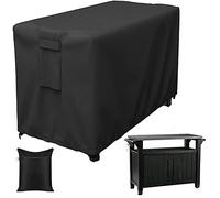 Funda impermeable para mesa de preparación de patio para Keter Unity XL de 88.9 cm/139.7 cm, isla de cocina al aire libre y carrito de barra rodante, accesorios duraderos para parrilla y protección de