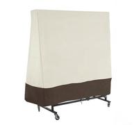 Funda impermeable para mesa de tenis de mesa para exteriores con sistema de ventilación, fácil de plegar y manejar para protección contra la lluvia, la nieve y el polvo