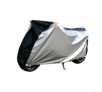 Funda impermeable para motocicleta 190T resistente al sol diseñada para una cobertura completa del cuerpo, incluyendo manillares y espejos (largo 220 x 90 x 110)