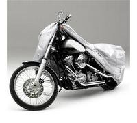 Funda Impermeable para Motocicleta XXL Plateada para Exteriores, para Harley Dyna Softail Sportster XL 1200 883 Cruiser Street Bob Fatboy