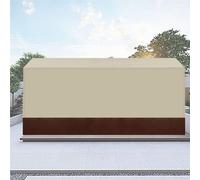 Funda impermeable para muebles de exterior, 250 x 110 x 90 cm, protector de mesa rectangular y cuadrado 420D, tela Oxford, resistente a los rayos UV, resistente a los rayos UV