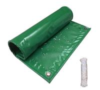 Funda impermeable para muebles de jardín, 170 x 490 cm, resistente al moho, tamaño personalizado para patios, techos, piscinas, color verde, protección resistente