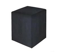 Funda impermeable para muebles de jardín cuadrados al aire libre con cierre de cuerda para proteger del polvo y los excrementos de pájaros, 68 x 68 x 72 cm