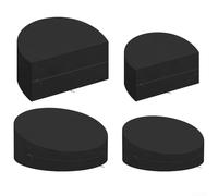 Funda impermeable para muebles Sun Island diseñada con cordones ajustables y correa de hebilla para una mejor resistencia al viento (205 x 110 x 80 cm)