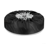 Funda impermeable para neumático de auto y SUV, tela Oxford 210D con revestimiento plateado, bolsa protectora de almacenamiento resistente a la intemperie para protección al aire libre (S)