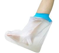 Funda impermeable para pies para ducha, antideslizante, impermeable, protector de tobillo para dedos de los pies, protector de vendaje de pies, bolsa hermética para botas de ducha para heridas