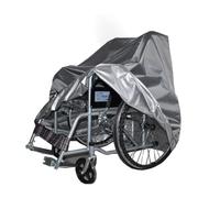 Funda impermeable para silla de ruedas para bicicleta de ruedas, cubierta impermeable para sillas de ruedas eléctricas, funda protectora Oxford resistente al viento para exteriores (115 x 65 x 120 cm)