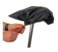 Funda impermeable para sillín de bicicleta con bolsa para sillín ( Negro )