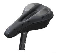 Funda impermeable para sillín de ciclismo con amortiguación de espuma de gel, canal de ventilación ergonómico y correa ancha, base de goma antideslizante (035)