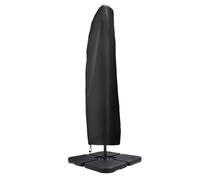 Funda impermeable para sombrilla de patio, diseño descentrado, 210D, con cremallera, para sombrillas voladizas de exterior de 2,7 a 4 metros