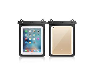 Funda impermeable para tablet de 12 pulgadas, Negra.