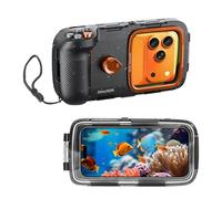 Funda Impermeable para teléfono bajo el Agua, para Buceo y esnórquel, Resistente al Agua, Funda Sumergible hasta 20 m, para iPhone 17 16 15 14 13 12 11 Pro MAX/XS/X Samsung Galaxy y más