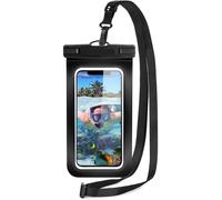 Funda impermeable para teléfono preparada para emergencias, perfecta para deportes acuáticos y actividades al aire libre, cuenta con un silbato de