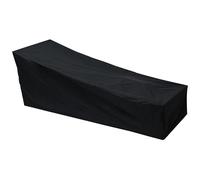 Funda impermeable para tumbona, protección para muebles de exterior de tela Oxford 210D, resistente a los rayos UV y al viento, material tra