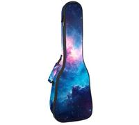 Funda impermeable para ukelele, duradera de 23 pulgadas, bolsa de concierto para ukelele con almacenamiento y asa, colorido fondo de cosmos de noche estrellada, Multicolor 01, 25.9x9x3.1in/66x23x8cm