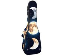Funda impermeable para ukelele, duradera de 23 pulgadas, con almacenamiento y asa, bonito búho en acuarela en invierno, bufanda roja y blanca, Multicolor 07, 25.9x9x3.1in/66x23x8cm, Organizador de