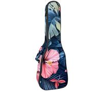 Funda impermeable para ukelele, duradera de 23 pulgadas, con almacenamiento y asa, coche de carreras artístico con banderas de línea de meta, piloto y llamas, Multicolor 09, 25.9x9x3.1in/66x23x8cm