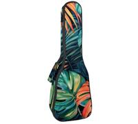 Funda impermeable para ukelele, duradera de 23 pulgadas, con almacenamiento y asa, coche de carreras vintage con banderas de línea de meta, piloto y llamas, Multicolor 02, 25.9x9x3.1in/66x23x8cm