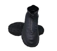 Funda impermeable para zapatos de silicona antideslizante, 43-47, fundas para zapatos con cremallera, chanclas reutilizables para lluvia, días de nieve, carreteras fangosas