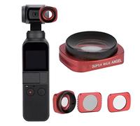 Funda impermeable Pocket 2, ángulo 11 × 10 × 2, juego de filtros para objetivos macro CPL gran angular 12,5x en 3 piezas para Osmo Pocket