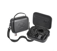 Funda impermeable portátil para DJI para Pocket 3 con correa ajustable que proporciona almacenamiento seguro para transmisor de micrófono 2, mango de batería y trípode