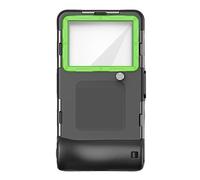 Funda Impermeable Profesional de 15 m, Compatible con Samsung S24 FE S25 Ultra A16 A56, Fundas Buceo subacuáticas for iPhone 16, 14 Pro MAX(Green)