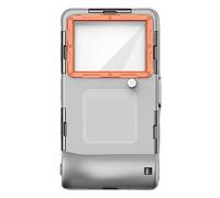 Funda Impermeable Profesional de 15 m, Compatible con Samsung S24 FE S25 Ultra A16 A56, Fundas Buceo subacuáticas for iPhone 16, 14 Pro MAX(Silver)