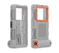 Funda Impermeable Profesional Universal de Segunda generación for Buceo a 15 m Profundidad, Compatible con Samsung S25Edge, iPhone 16E, y 16 Pro MAX(Gray)
