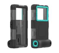 Funda Impermeable Profesional Universal de Segunda generación for Buceo a 15 m Profundidad, Compatible con Samsung S25Edge, iPhone 16E, y 16 Pro MAX(Sky Blue)