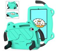 Funda infantil compatible con TCL Tab8LE (9137W) y Tab8WiFi (9132X): ligera, resistente a los golpes, con soporte integrado, color menta.