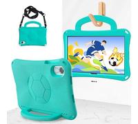 Funda infantil para Honor Pad X9A de 11.5 pulgadas (2025), peso ligero, EVA, protección completa, a prueba de golpes, funda con soporte y correa para el hombro, color verde menta