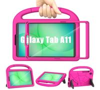 Funda infantil para Samsung Galaxy Tab A11 8,7 pulgadas 2025/Galaxy Tab A9 de 8,7 pulgadas 2023 con protector de pantalla, Patamiyar antigolpes Samsung A11/A9 Tablet Funda con asa Soporte para Galaxy