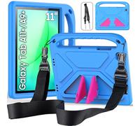 Funda Infantil para Samsung Galaxy Tab A11 Plus 2025 / A9 Plus 2023, Azul | 11 Pulgadas, SM-X210/X216/X218/X230/X233/X236, Carcasa Antigolpes con Asa y Correa