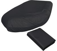 Funda inflable resistente for botes, impermeable, a prueba de polvo, parasol, protección UV, protectores for botes, botes auxiliares, botes de goma, fundas for kayaks de pesca.(Nero,230*94*46cm)