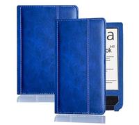Funda Inteligente Compatible con Pocketbook Aqua 640/641, Lector Digital de Libros electrónicos, Funda Protectora de Cuero con función de suspensión automática(Dark Blue)