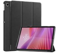 Funda Inteligente con Soporte Triple Plegable Adecuada for Lenovo Tab S10 de 10,1 Pulgadas TB311FU 2025 con Funda de Cuero PU con Encendido/Apagado automático(Black)