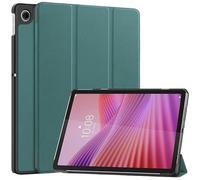 Funda Inteligente con Soporte Triple Plegable Adecuada for Lenovo Tab S10 de 10,1 Pulgadas TB311FU 2025 con Funda de Cuero PU con Encendido/Apagado automático(Dark Green)