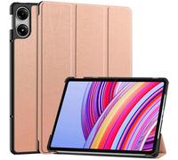 Funda inteligente para Xiaomi Redmi Pad Pro / Poco Pad 121 con soporte (oro rosa)