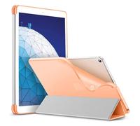 Funda inteligente plegable de triple peso ligera para iPad Air de 10,5" de 3.ª generación (2019), cubierta trasera translúcida esmerilada