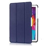 Funda inteligente ultradelgada Compatible con Samsung Galaxy Tab 4 de 10,1 pulgadas SM-T530 /T531 /T535 Tablet Flip Stand Funda con Auto Sleep(Dark blue)