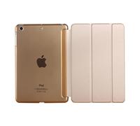 Funda inteligente ultradelgada y ligera para Apple iPad9.7 2018/2017 de 5.ª/6.ª generación, soporte de visualización plegable triple con cubierta