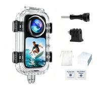 Funda invisible de buceo para Insta360 X6, 60 m/196 pies, impermeable, invisible para fotografía subacuática, carcasa protectora Insta 360 X6 con soporte, accesorios de cámara de acción
