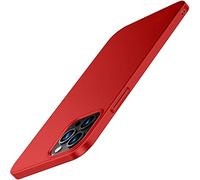 Funda iPhone 12 Pro, Estuche para iPhone 12 Mate para PC Case Protector Prueba Golpes Protector Estuche Delgado Estuche rígido antirrayas Carcasa iPhone 12 Pro 6.1 Pulgada (Rojo, iPhone 12 (6.1"))