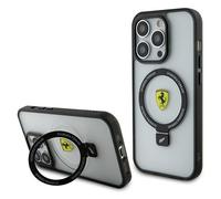 Funda iPhone 15 Pro Max Ferrari Rígida Magsafe Compatible Mate Negra
