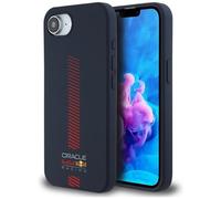Funda iPhone 16E Red Bull Racing MagSafe Silicona Azul Logo