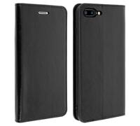 Funda IPHONE 7 Plus / IPHONE 8 Plus Funda Cuero Solapa Cartera - Negro