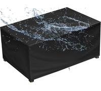 Funda Jardin Exterior Impermeable, Funda Rectangular para Salón De Jardín Resistencia Al Viento, 210D, Oxford para Todo El Tiempo Cubierta De Mesa,200x165x80cm