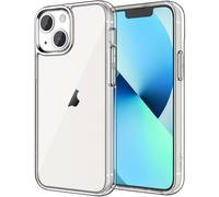 Funda JETech compatible con iPhone 13 de 6,1 pulgadas, cubierta protectora a prueba de golpes que no amarillea, parte trasera transparente