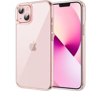 Funda JETech compatible con iPhone 13 de 6,1 pulgadas, cubierta protectora antigolpes que no amarillea, parte trasera transparente antiarañazos
