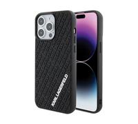 Funda Karl Lagerfeld 3D Rubber Multi Logo, Negra - iPhone 15 Pro Max